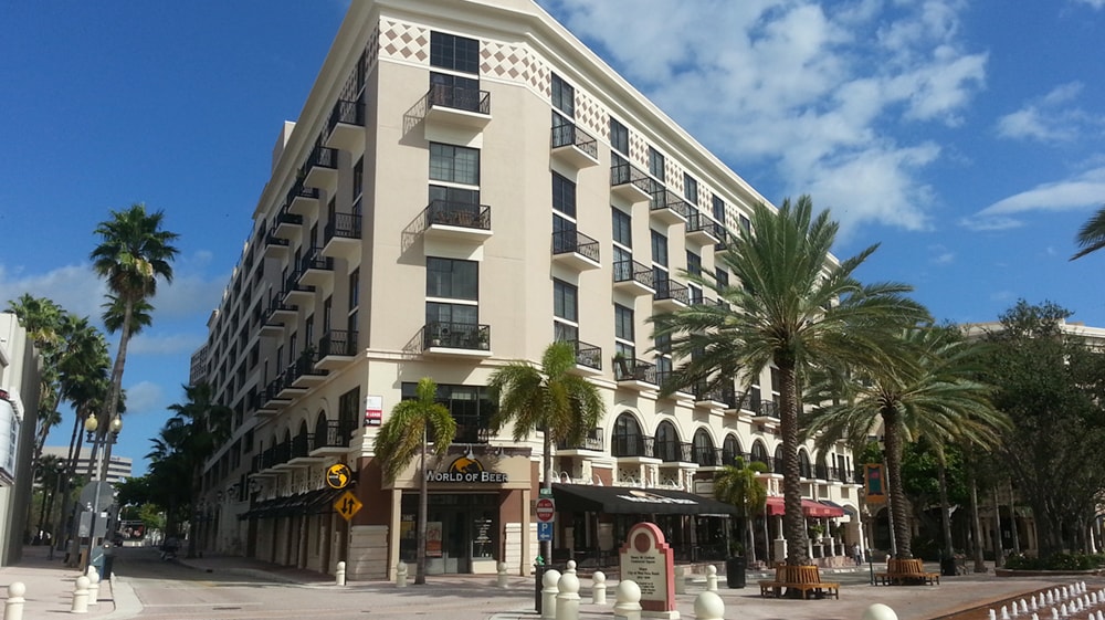 The exterior of 101 N Clematis Downtown West Palm Beach