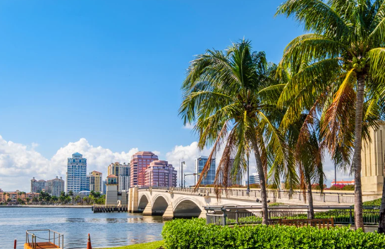 A neighborhood in West Palm Beach